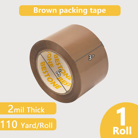 3" Brown Tape - 1 Roll - 110 Yards