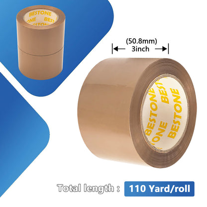 3" Brown Tape - 1 Roll - 110 Yards