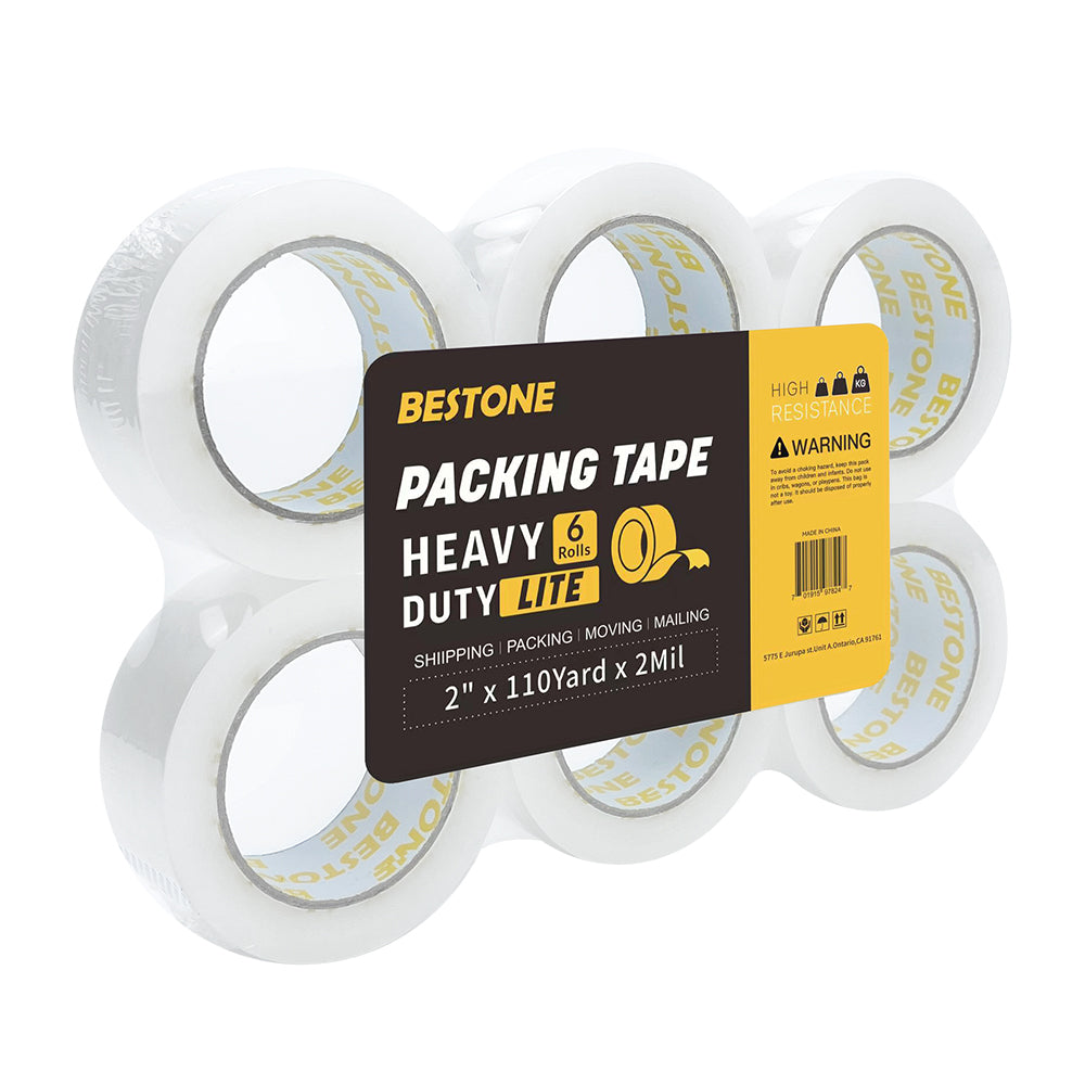 2” Clear Tape-6pcs-110 yards