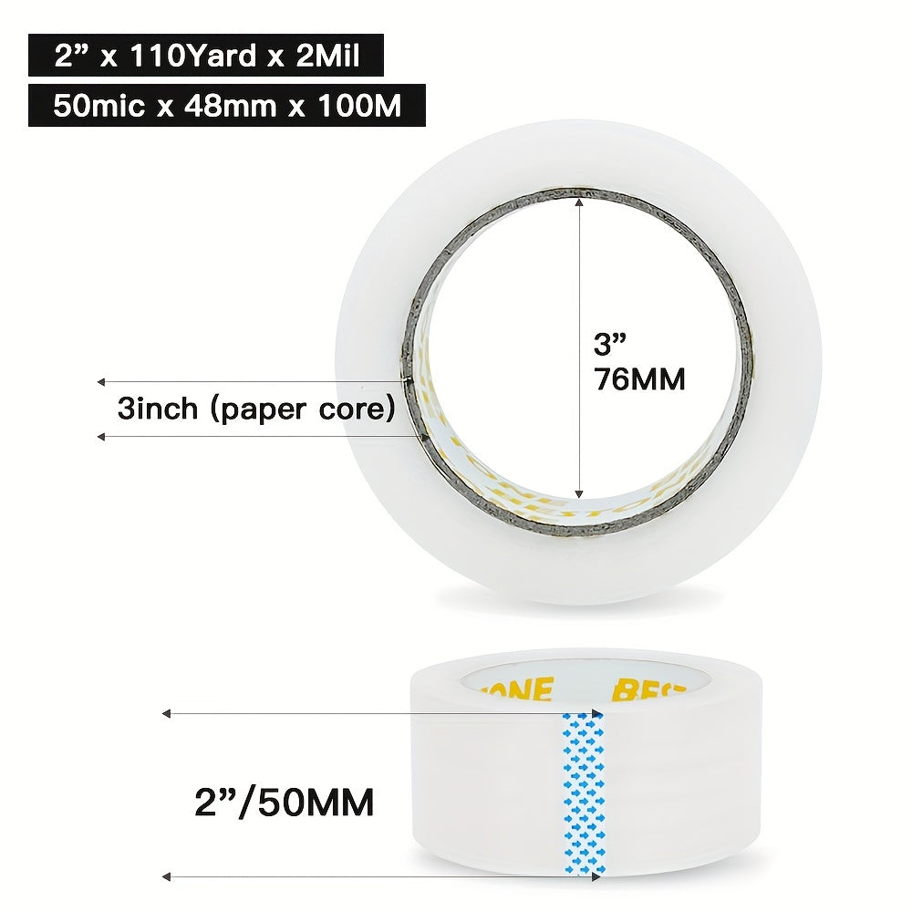 2” Clear Tape-6pcs-110 yards